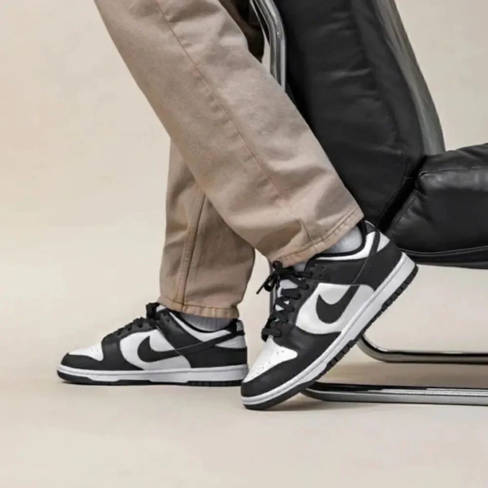Nike Dunk Low Retro White Black Panda Sneakers
